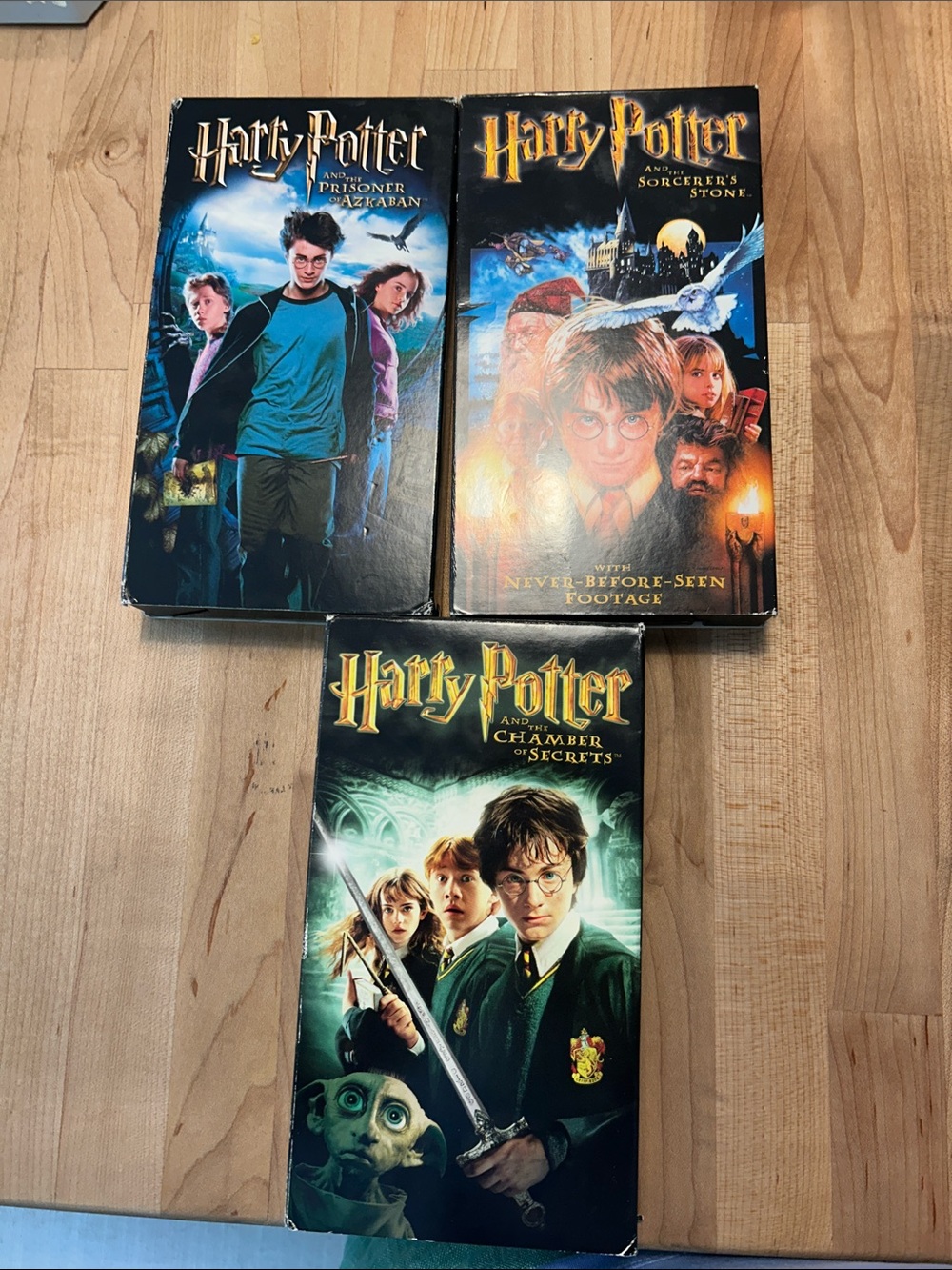 Warner Bros. Harry Potter VHS Box Set - Black, Blue, Green